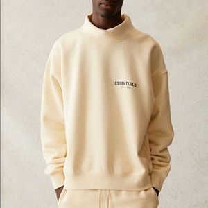 Fear Of God Essentials Pullover- Cream